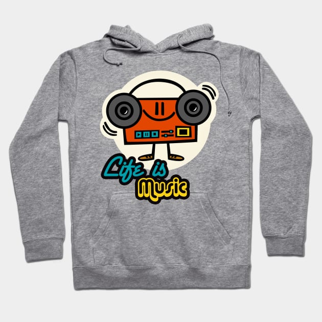 Life is Music Hoodie by ilaamen